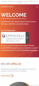 Apellis Access phone screenshot